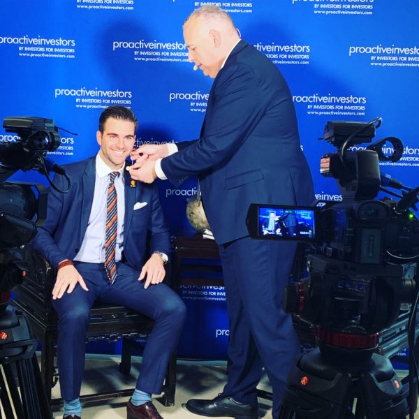 Clear Cannabis sees success being Rich Batenburg prepping for the camera for Proactive Investors